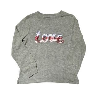 C&C California Kids Sequin Love Shirt Size 6